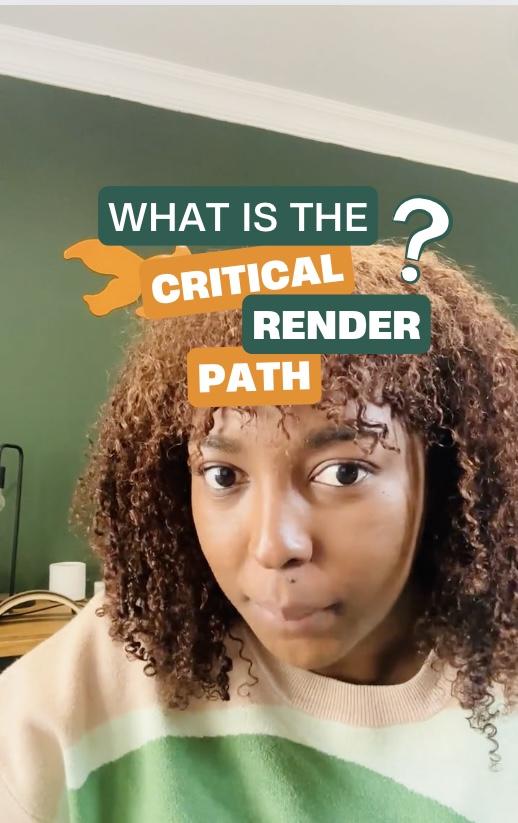 what is a critical render path